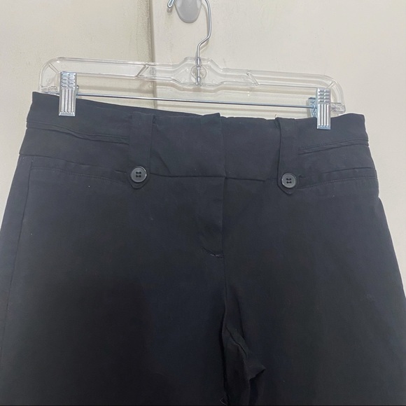 STUDIO 253 career pants wide waistband hook & zip closure faux pockets 10 - Picture 2 of 7